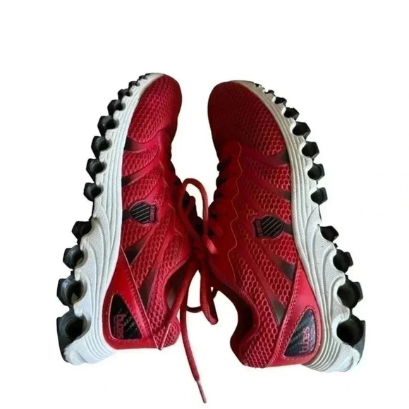 K-Swiss Youth Tubes 200 Shoe Lightweight Breathdable Red Athletic Sneakers SZ 5 - Picture 6 of 11
